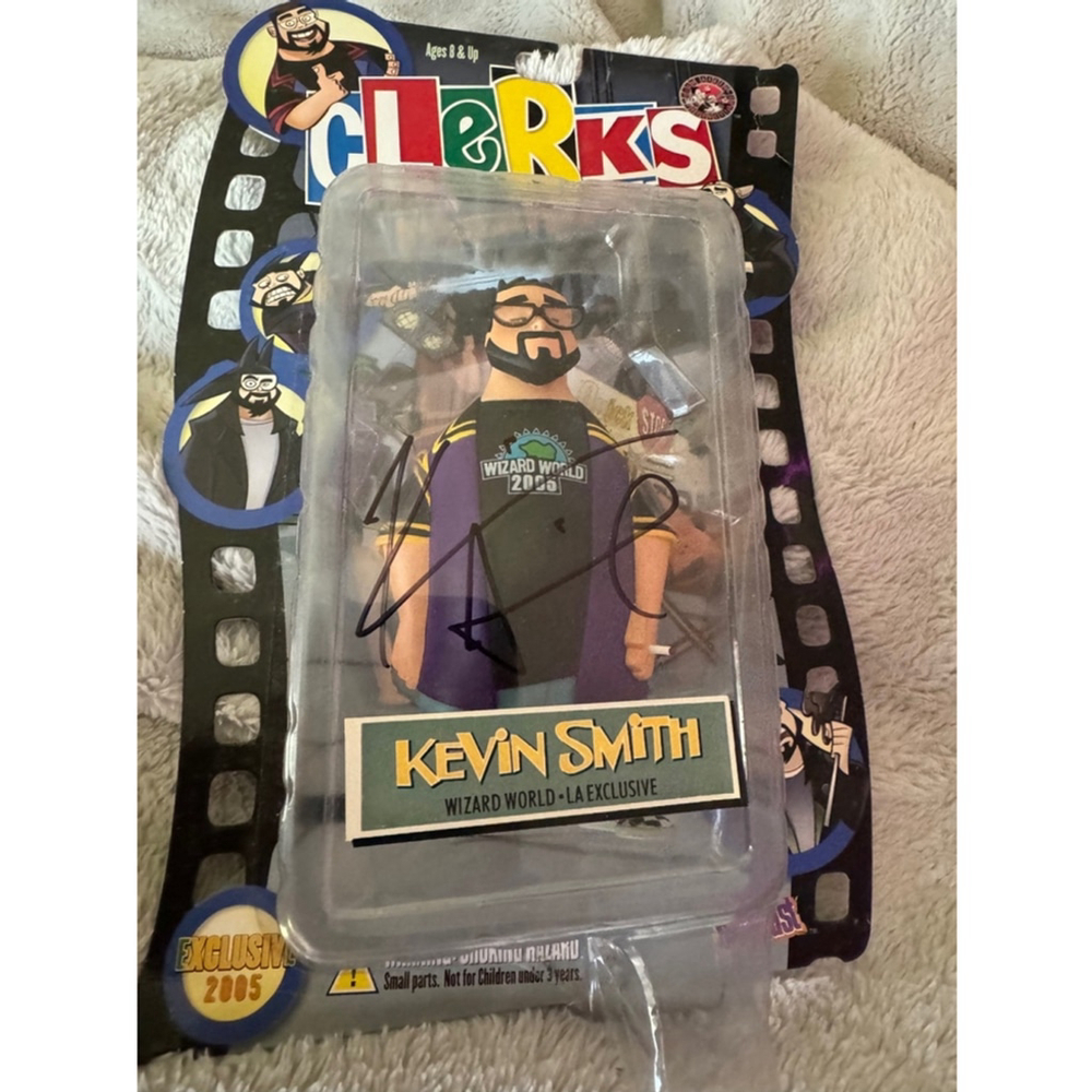 Clerks Inaction Kevin Smith signed Action Figure 2005 Exclusive Wizard World LA